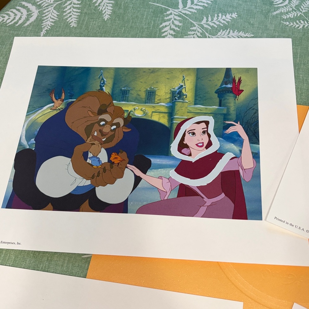 Beauty and the Beast diary lithographs - Picture 3 of 8